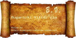 Bugarszki Viktória névjegykártya